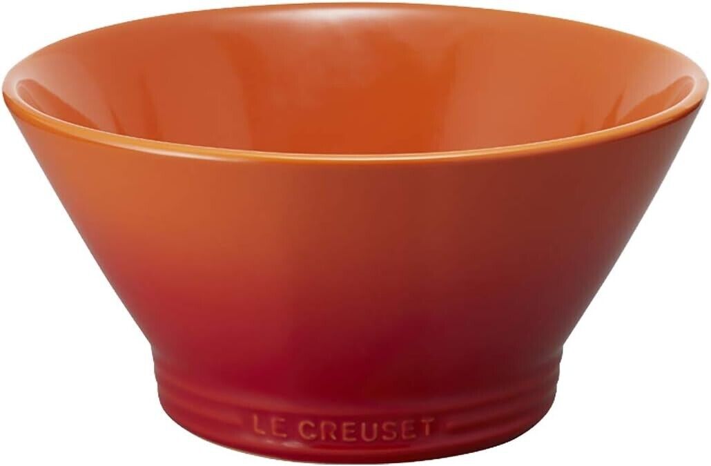 New Le Creuset Neo Noodle Bowl size-LL 19cm 1250ml Orange Japan New