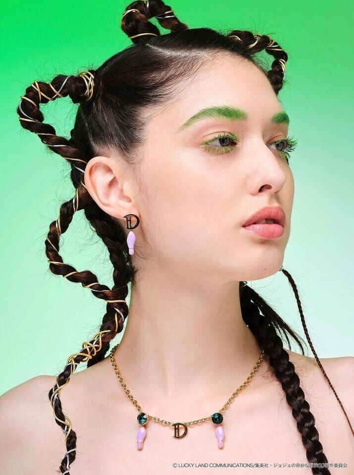 JoJo's Bizarre Adventure Pt.6 Stone Ocean Narciso Anasui Choker Gold Pameo Pose