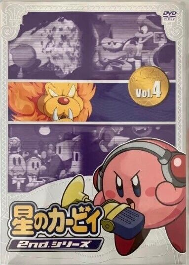 Kirby of the Stars 2nd Series vol.4 DVD Japanese Anime Hoshi no Kirby used