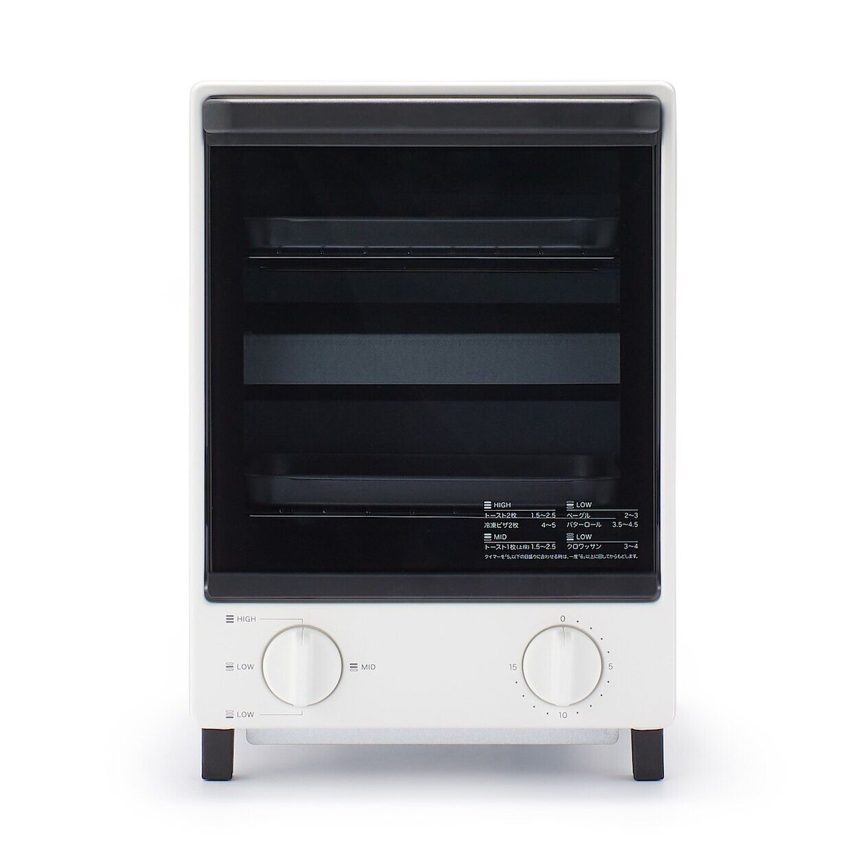 MJ-OTL10B Muji Oven toaster vertical MJ-OTL10B 100V 50/60 Hz Japan New