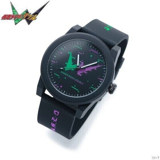 Kamen Rider W Double Mark Wrist Watch Bandai Japan