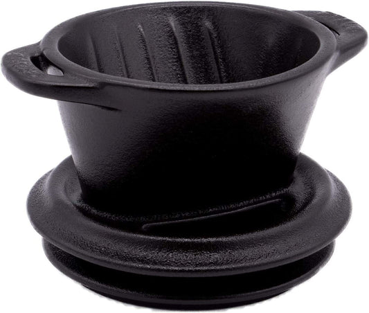 40508-536 STAUB COFFEE DRIPPER CAST Iron Black Ceramic with Lid 1~2 Cups