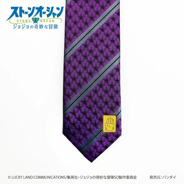 JoJo's Bizarre Adventure Pt.6 Stone Ocean Jotaro Kujo Tie Necktie Japan