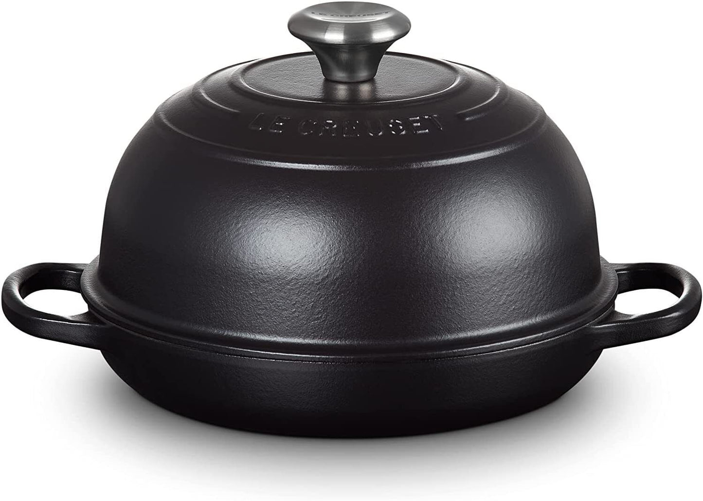 Matt Black Le Creuset Licorice Signature Bread Oven 24cm NEW