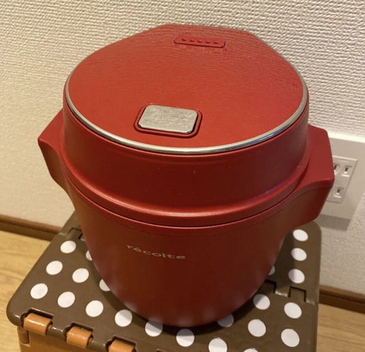 RCR-1 Recolte Compact Rice Cooker recolte Compact Rice Cooker Red 2.5 go AC100V