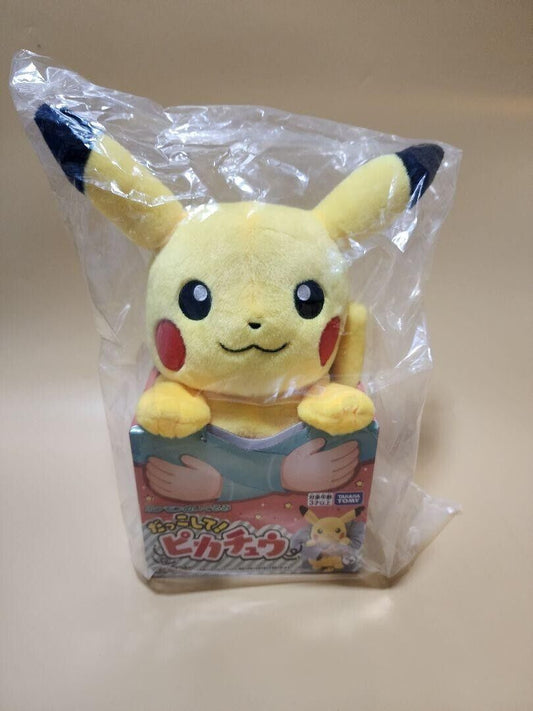 TAKARA TOMY Pokemon Plush Doll Stuffed toy Hug me! Pikachu 2023 35cm New Japan