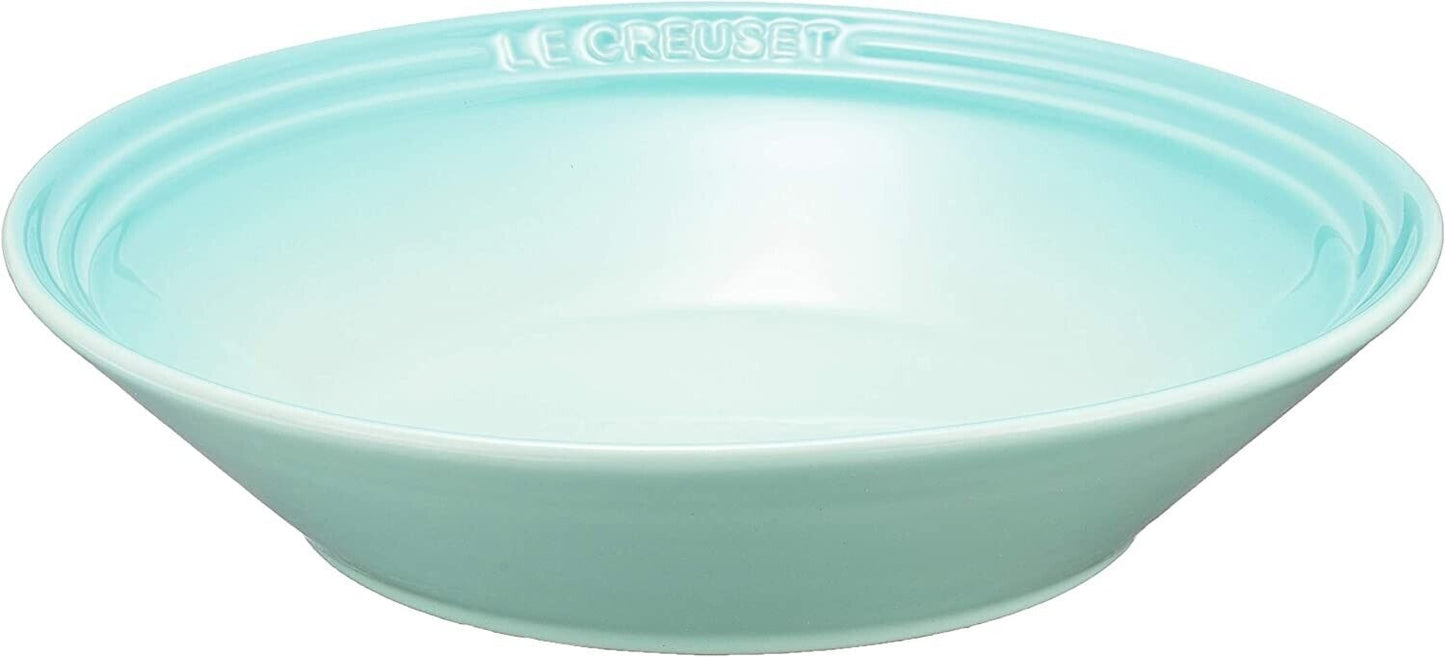 Le Creuset Deep dish Neo Shalow Dish 22 cm 800 ml Cool Mint Japan new