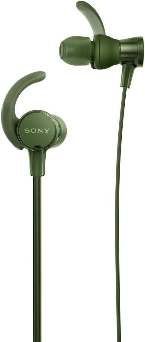 MDR-XB510AS Sony earphone heavy bass model Green with remote control