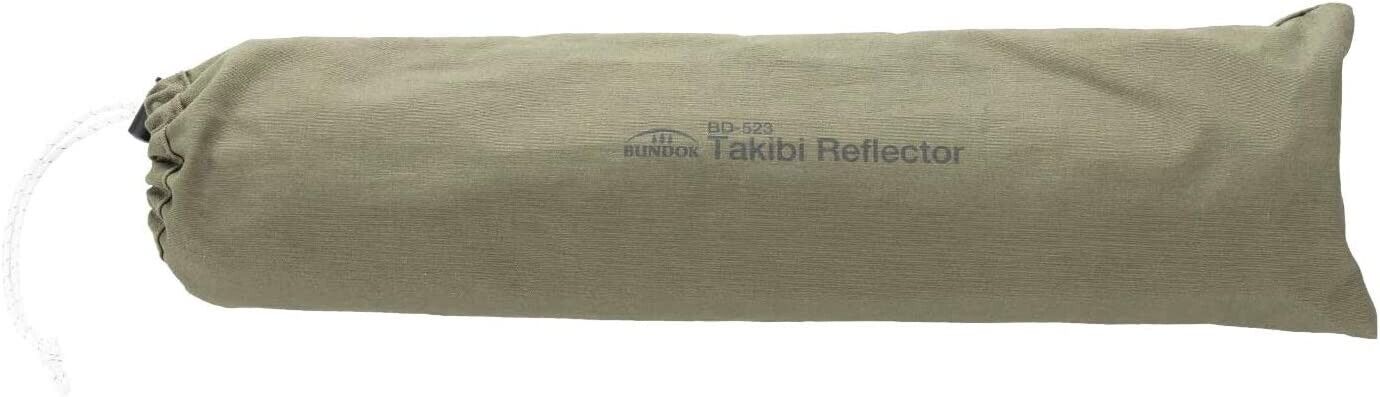 BD-523 BUNDOK Bonfire Windshield Reflector Khaki BD-523 Japan New