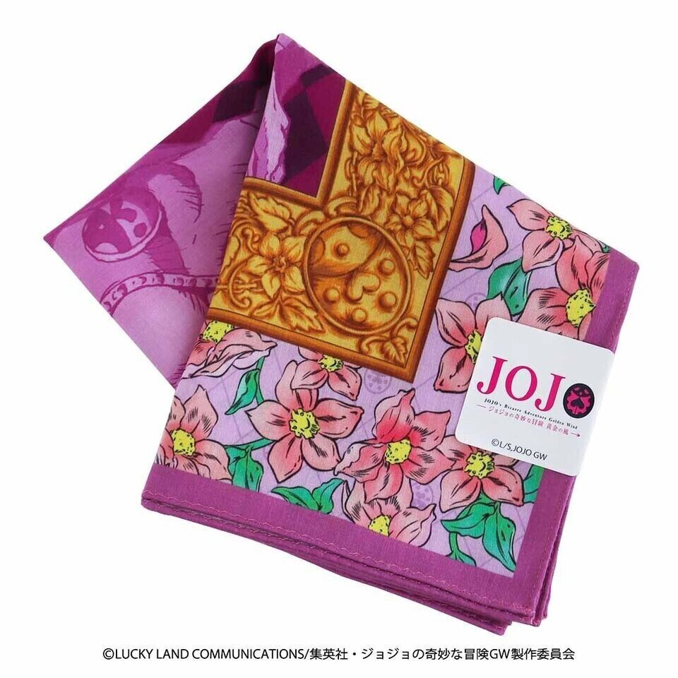 JoJo's Bizarre Adventure Pt.5 Golden Wind Giorno Giovanna Handkerchief 50cm