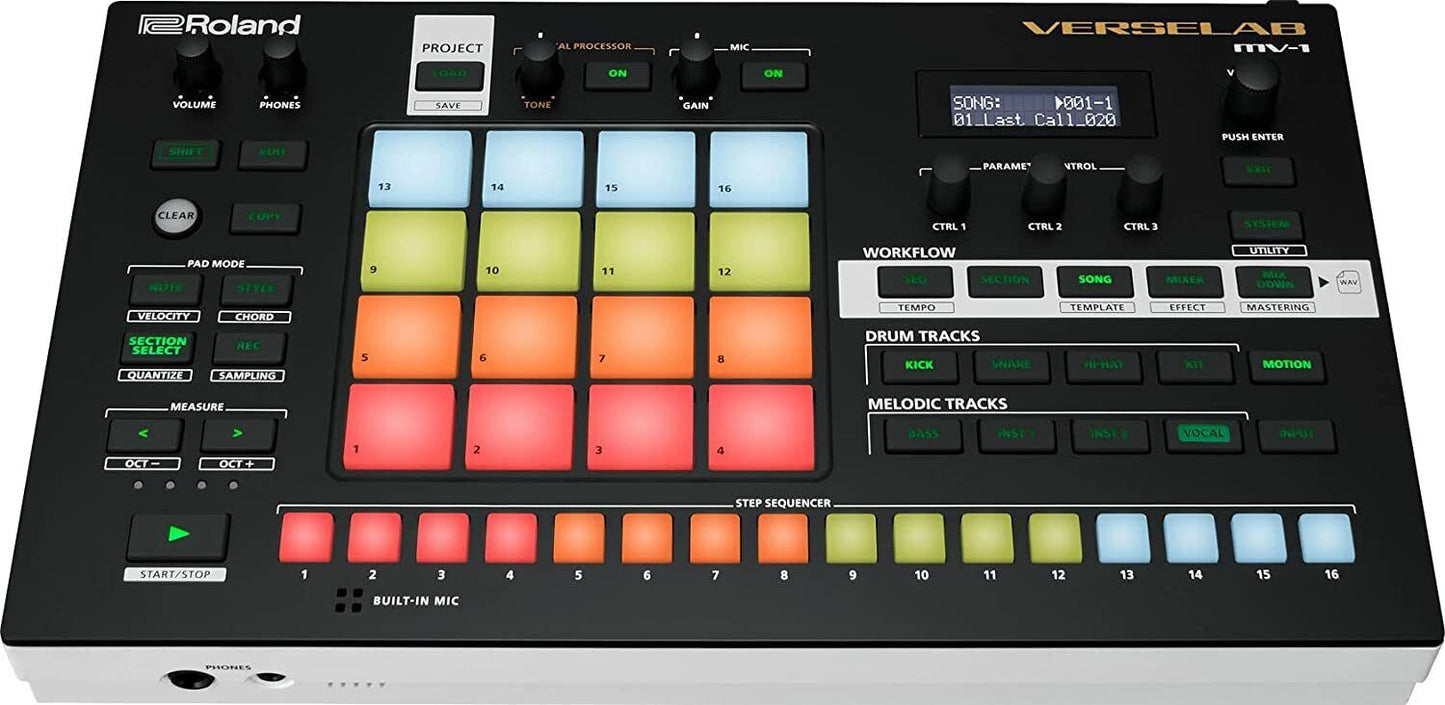 Roland VERSELAB MV-1 All-in-One Production AIRA MIDI sequencer ZEN-Core New 100V