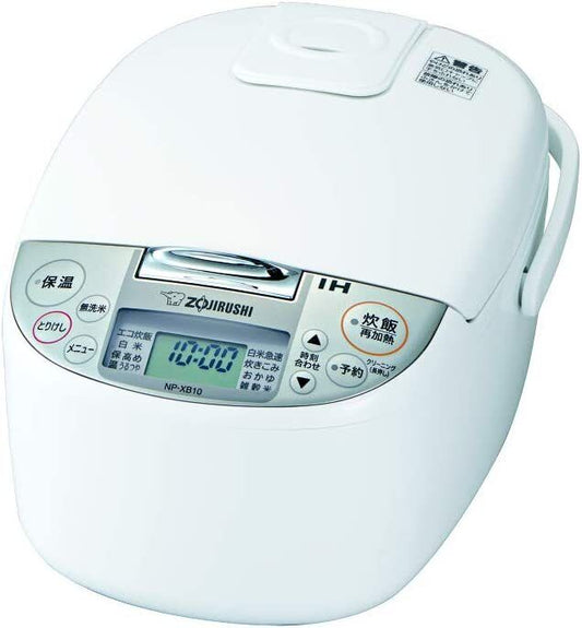 NP-XB10-WA Zojirushi Rice Cooker 5.5 Go IH Type Extremely 100V White New