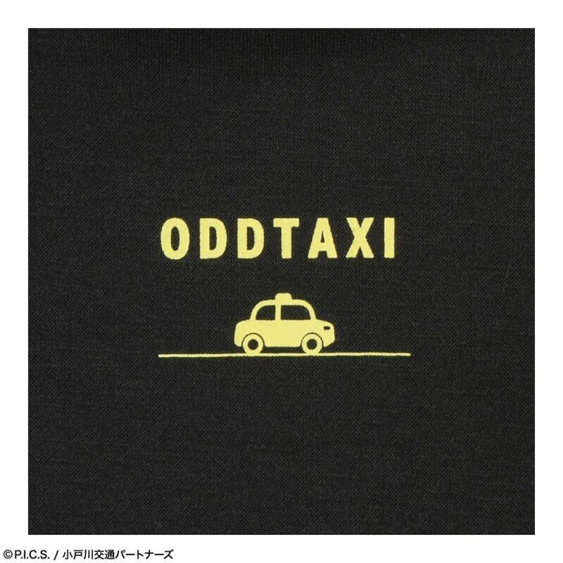 ODD TAXI Sweatshirt Black Unisex L Size Ponte Fabric Japan Cosplay