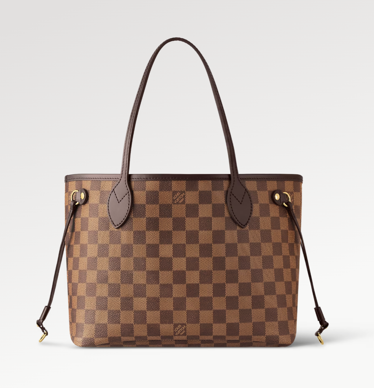 N41359 LOUIS VUITTON LV Neverfull PM Shoulder Tote Bag Damier Ebene New