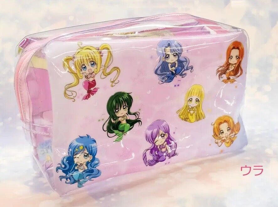 Mermaid Melody Pichi Pichi Pitch Lucia Nanami Vinyl Pouch Case Bag Japan LTD