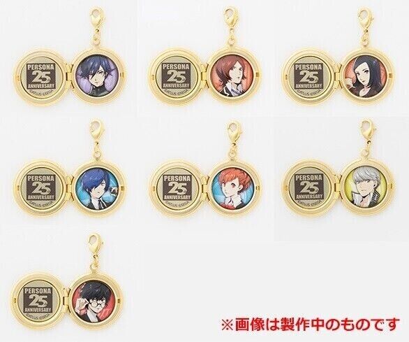 Persona 2 Sin Tatsuya Suou Locket Bag Charm 25th Anniversary Atlus Japan