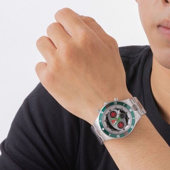 Kamen Rider V3 Chronograph Wrist Watch Bandai Japan