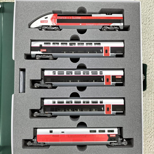 KATO N Gauge TGV Lyria Euroduplex 10-Car Set  10-1762 Japan Model Railroad Used