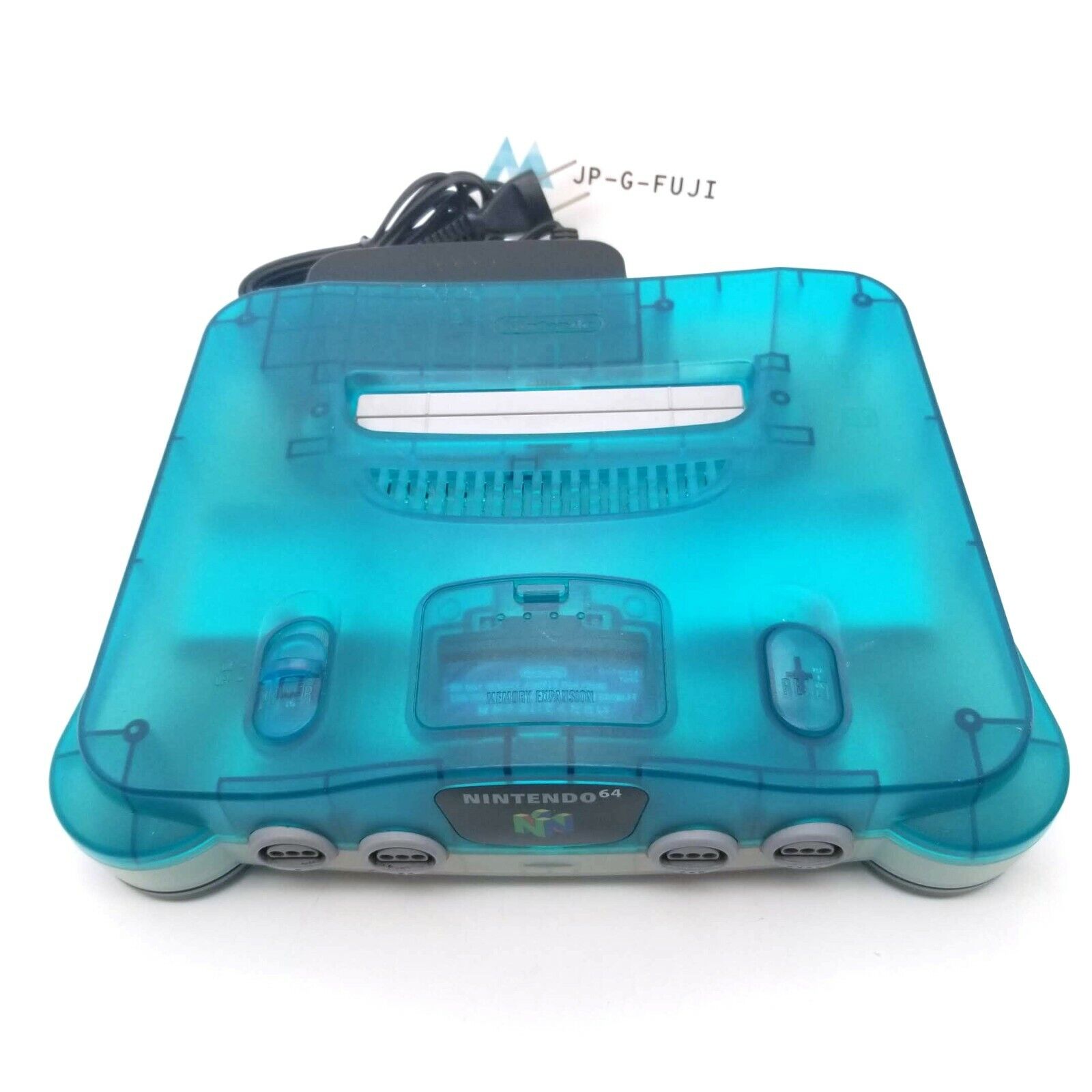 Nintendo 64 Console REGION FREE Clear Blue USA & JAPAN NTSC & NTSC-J w – JP -G-Fuji