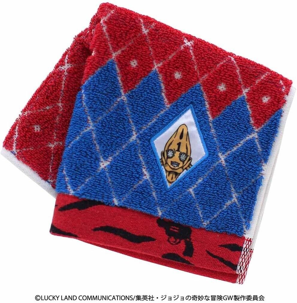 JoJo's Bizarre Adventure Pt.5 Golden Wind Guido Mista Towel Handkerchief 25cm