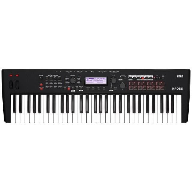 KROSS 2-61-MB KORG Keyboard Synthesizer Cross 61 Key Super Matte Black New