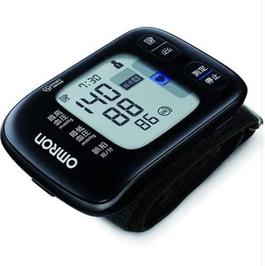 HEM-6233T Omron Wrist Blood Pressure Compact Monitor Color black NEW Japanese