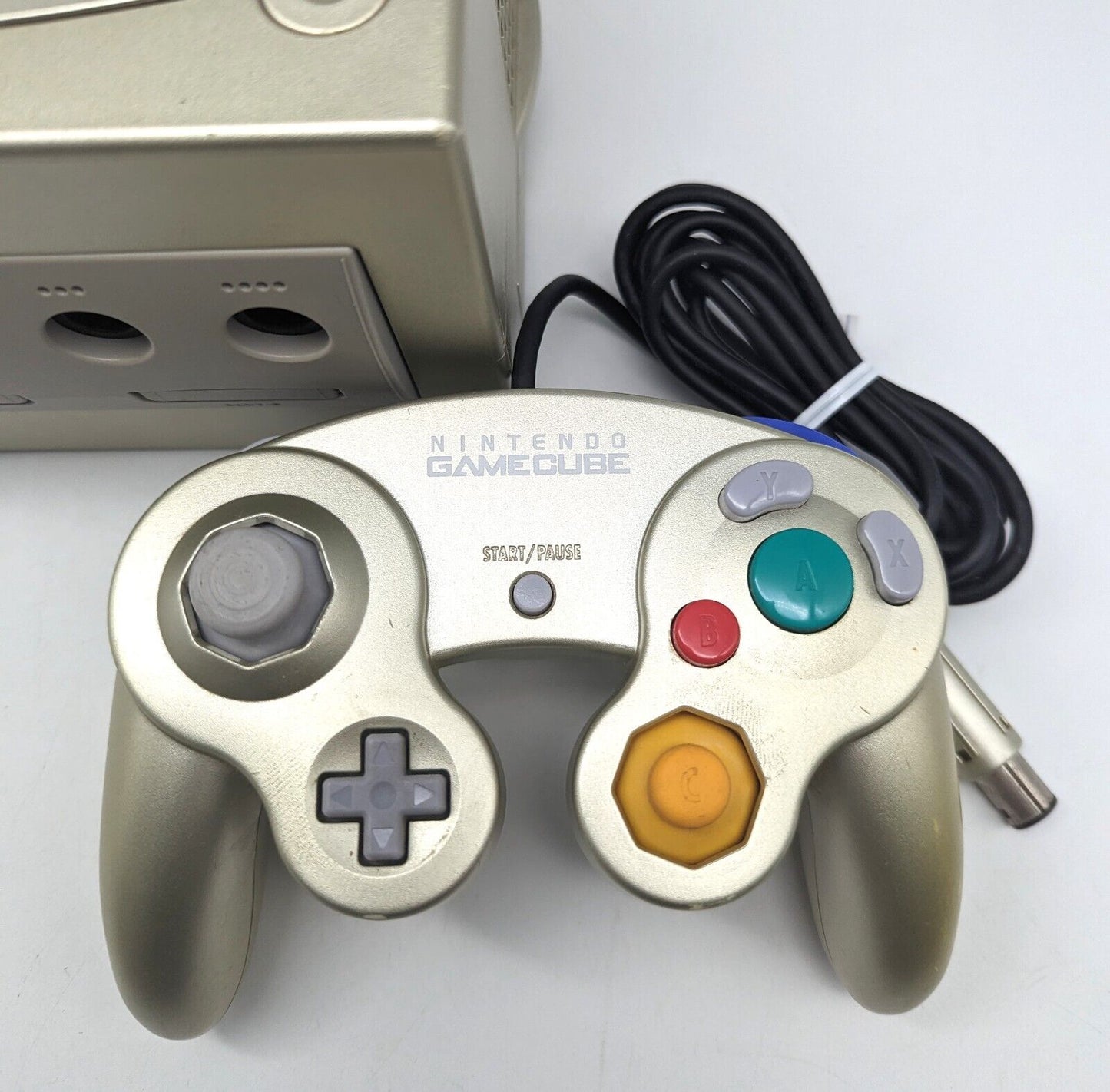 Nintendo GameCube Strlight Gold Console & Controller set Region Japan Japanese