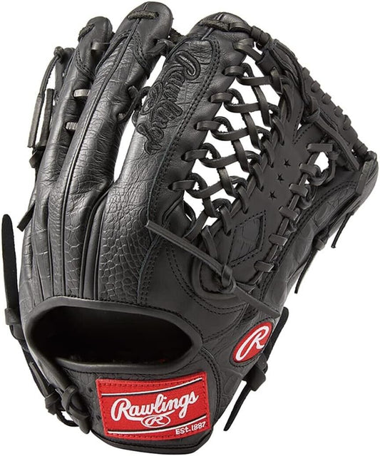 GR3HBLY70 Rawlings softball glove HOH BLACK LABEL outfielders size13 New