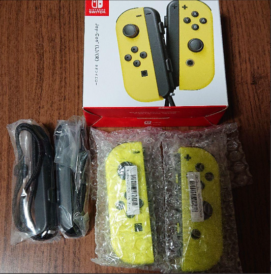 Nintendo Switch Controller Joy-Con [L] / [R] Neon Yellow  Genuine NEW Japan