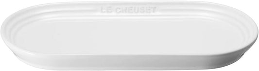 Le Creuset of Long plate length dish White Japan New