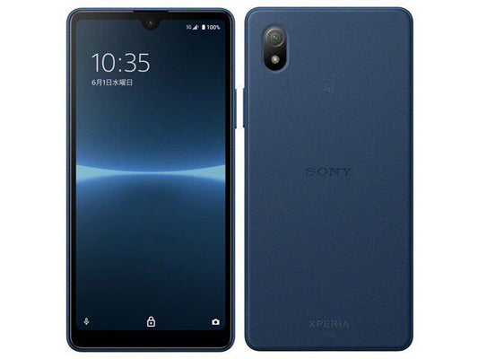 SONY Xperia Ace III ( 3 ) Blue SIM Unlocked 5G Support 4GB 64GB from Japan New