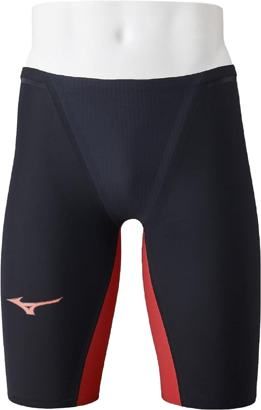 MIZUNO Swimsuit Men GX SONIC 6 NV N2MBA501 96  Black Red  sizes S NEW