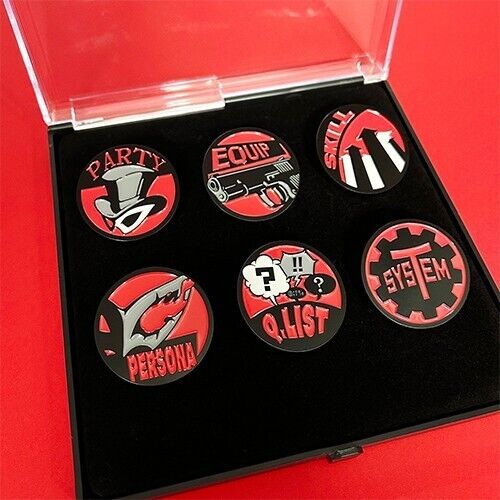 Persona 5 Tactica P5T UP Lapel Pins Badge Atlus Japan