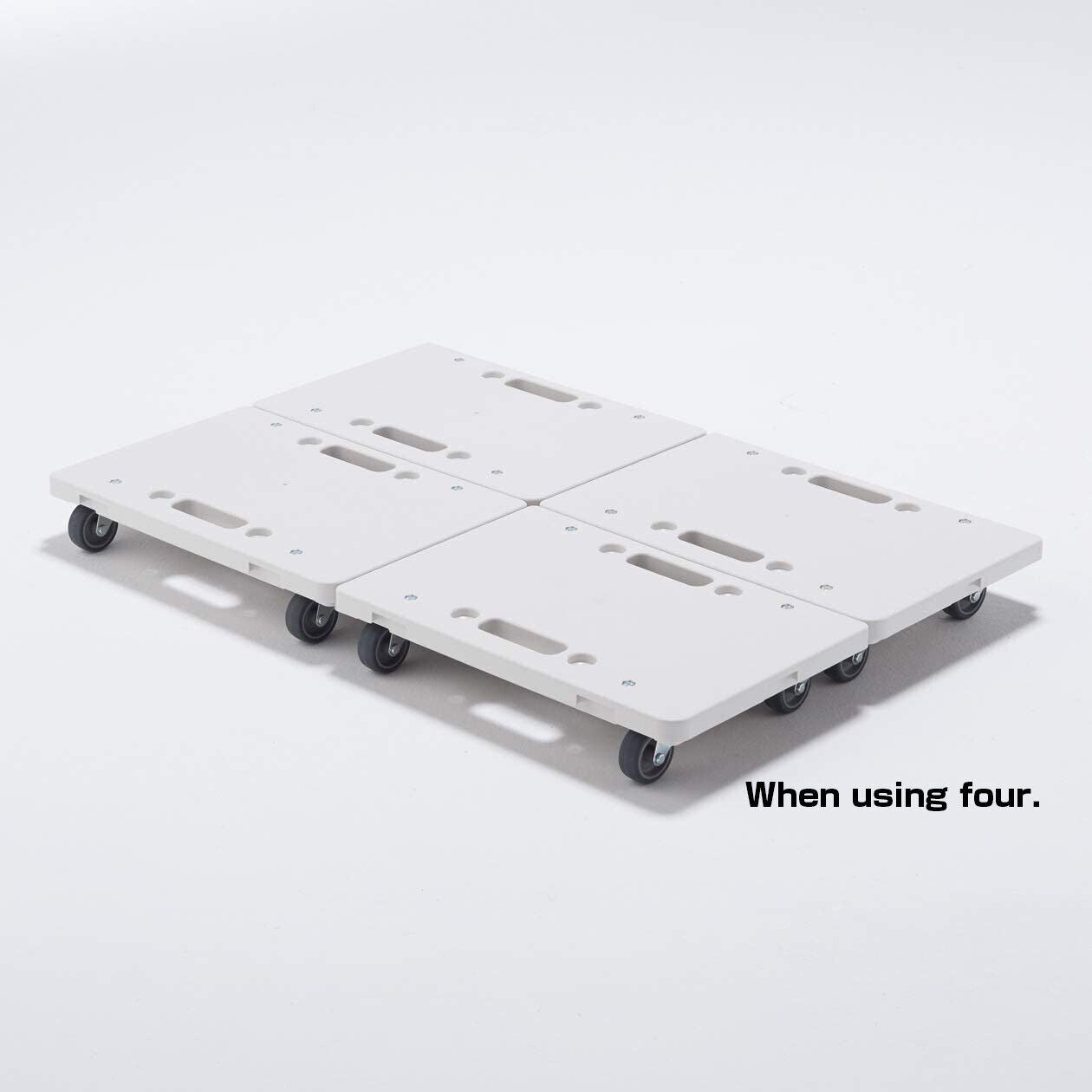 MUJI 82007848 Polypropylene Flat Dolly Can be Linked Vertical or Horizontally