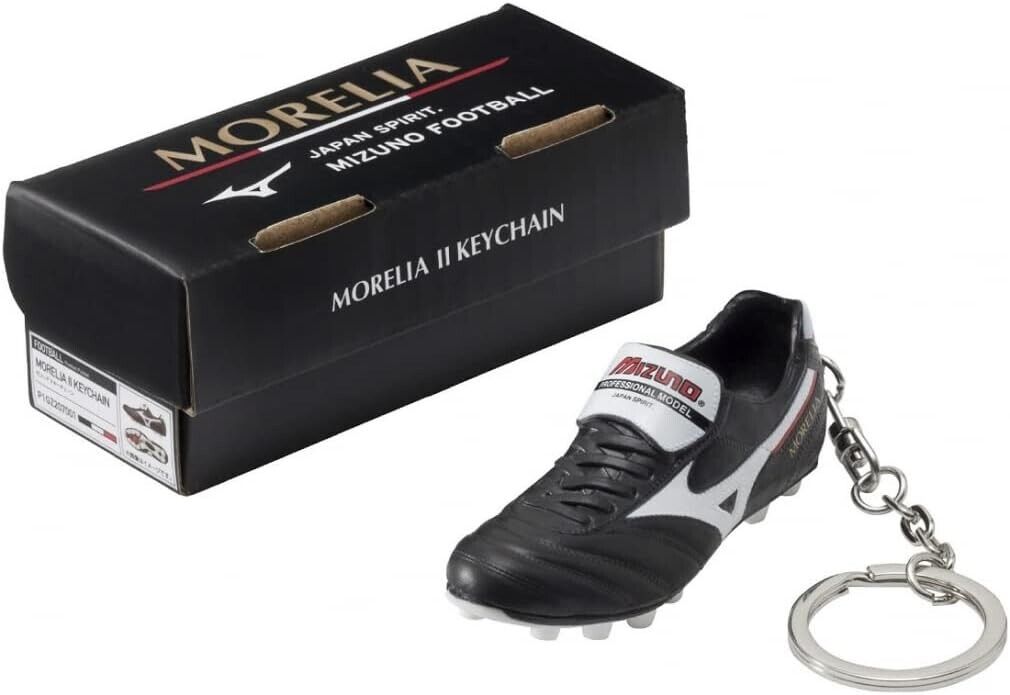 P1GZ2370 Black Mizuno Japan Football Soccer Morelia 2 Shoes Key Chain Japan New