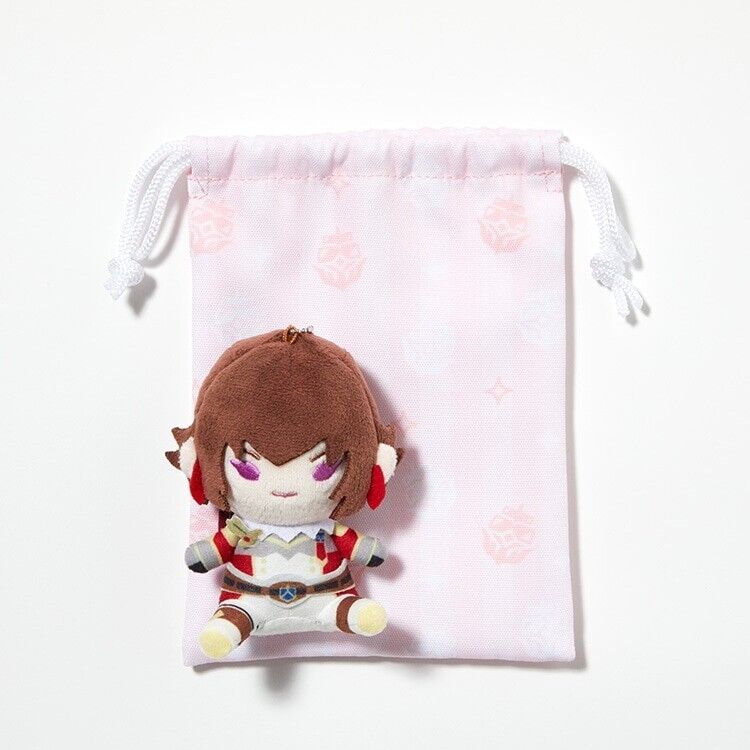 Monster Hunter Rise Sunbreak Fiorayne Mini Plush w/ Drawstring Case Bag Capcom