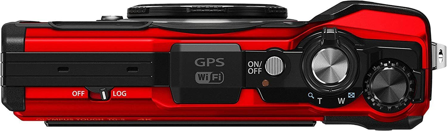 TG-5 OLYMPUS RED Digital Camera Tough Red 12MP CMOS F2.0 15m Waterproof 100kgf