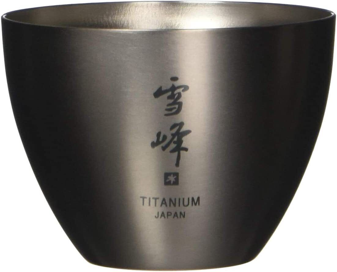 TW-020 snow peak Double-Wall TITANIUM SAKE CUP