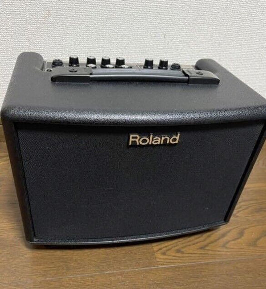 AC-33 Roland Acoustic guitar Amplifier 15W+15W Black Audio equipment Japan New