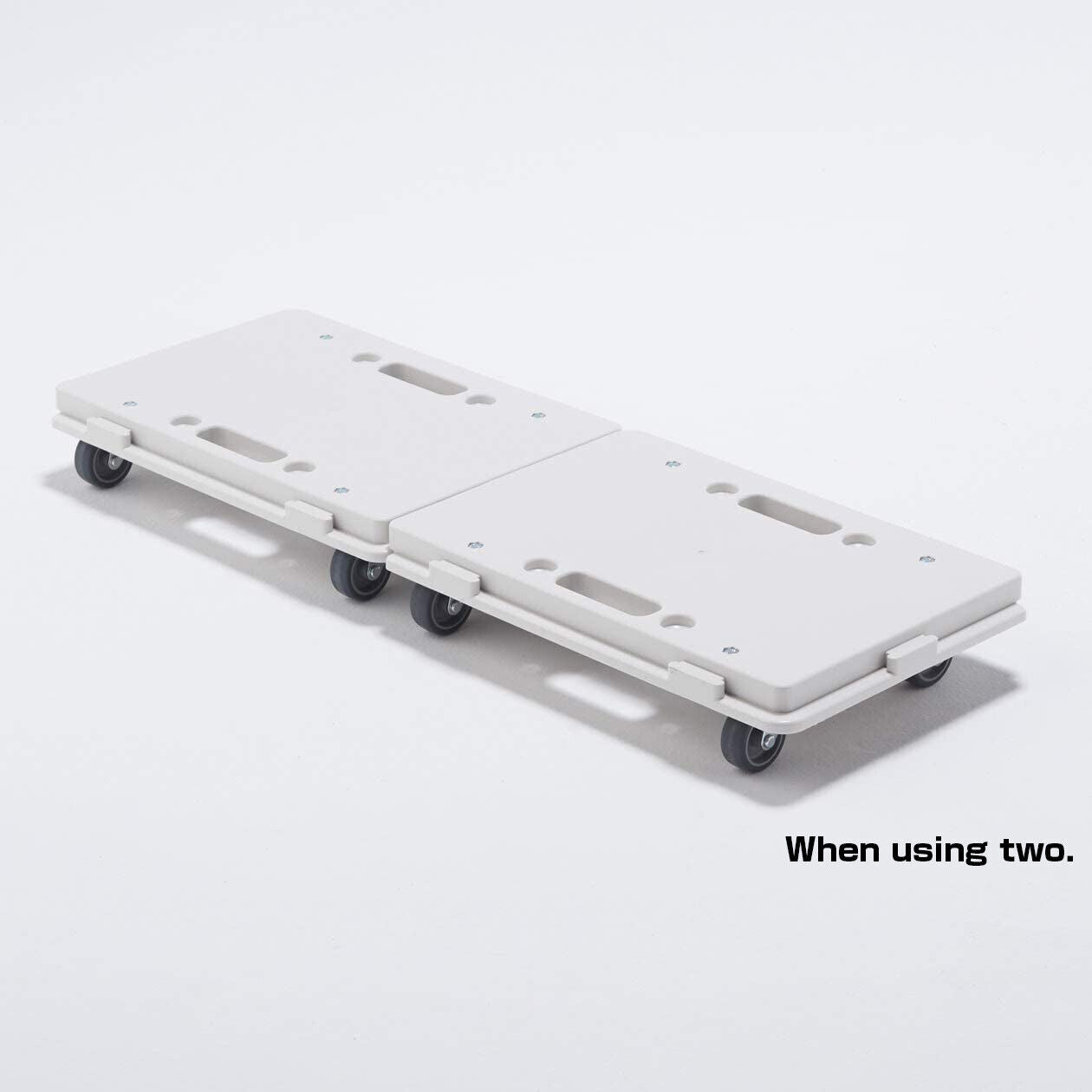 MUJI 82007848 Polypropylene Flat Dolly Can be Linked Vertical or Horizontally