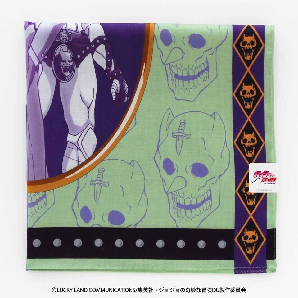 JoJo's Bizarre Adventure Pt.4 Yoshikage Kira Killer Queen Handkerchief Scarf