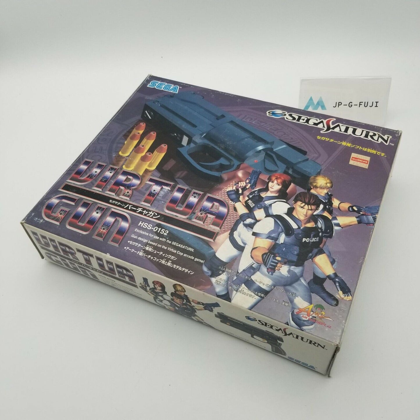 Paint processing Virtua Gun controller & Virtua cop 1 set Sega Saturn from Japan