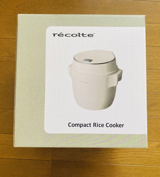 RCR-1 Recolte Compact Rice Cooker recolte Compact white 2.5 go AC100V