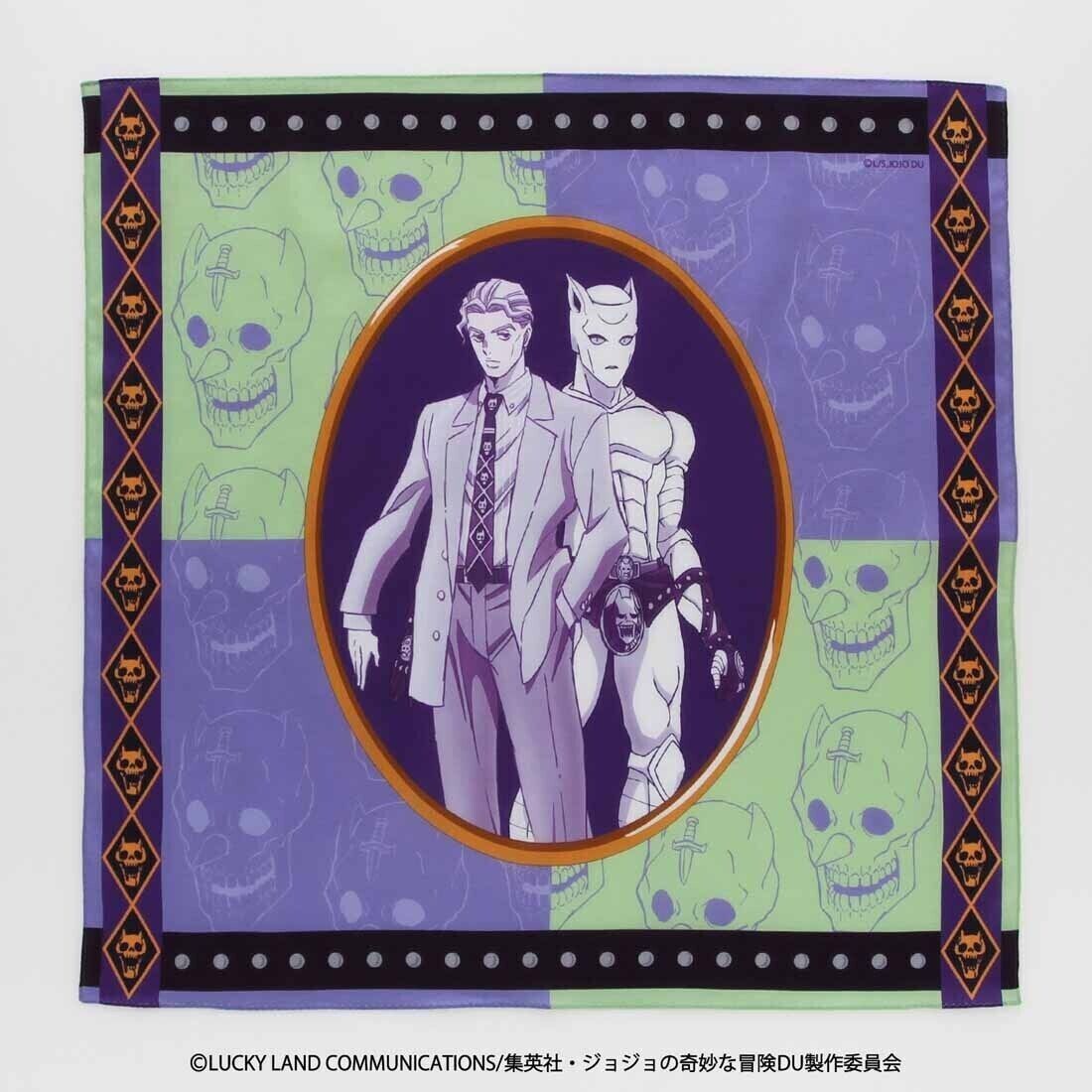 JoJo's Bizarre Adventure Pt.4 Yoshikage Kira Killer Queen Handkerchief Scarf