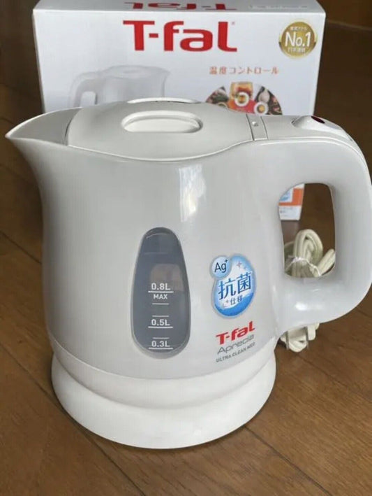 KO3901JP T-FAL electric kettle 0.8L Apureshia Ultra Clean neo Pearl White AC100V