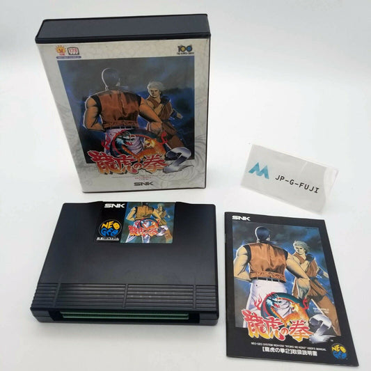 ART OF FIGHTING 2 Ryuko no Ken Neogeo AES SNK w/ Box , Manual : import Japan