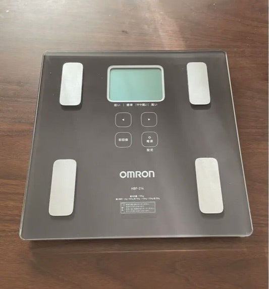 HBF-214-BW OMRON Body Composition Analyzer "Body Scan" Brown HBF-214-BW