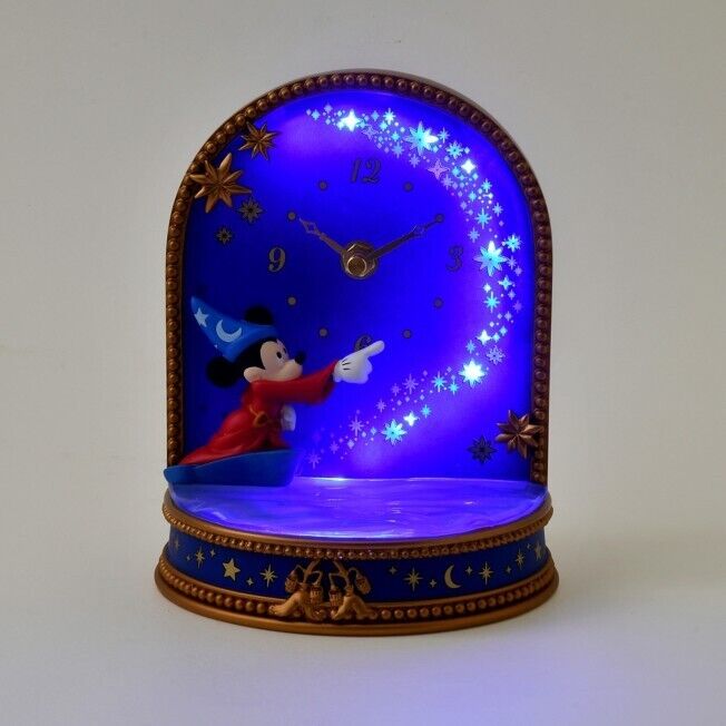 Mickey Clock Light Up Fantasia Story Collection Japan Disney Store Genuine New