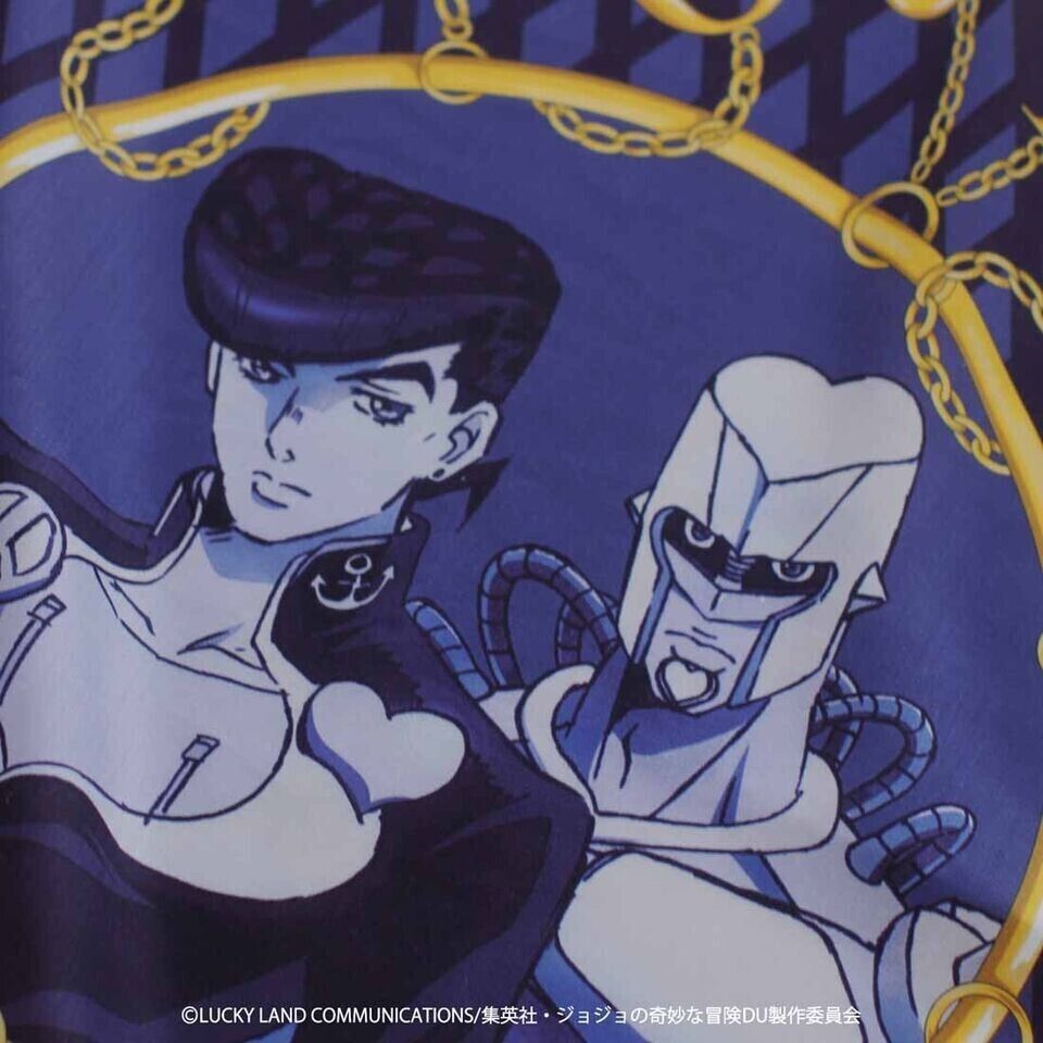 JoJo's Bizarre Adventure Pt.4 Josuke Higashikata Handkerchief Scarf 50cm Japan