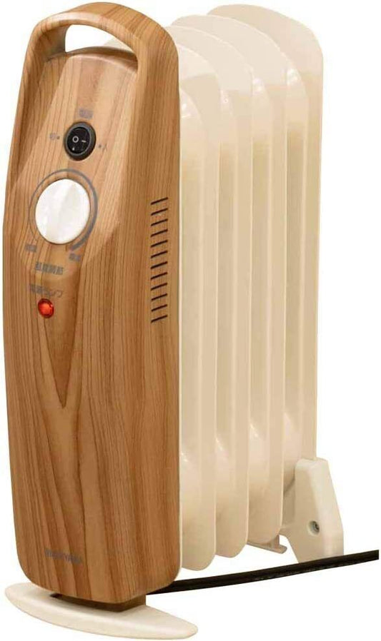 POH-505K-ML Iris Ohyama Electric Oil Heater Wood Grain Natural AC100V